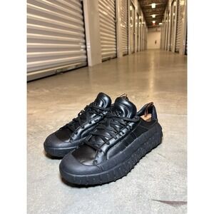 Adidas Y-3 GR.1P Sneakers Women 8.5 Black Leather Yohji Yamamoto